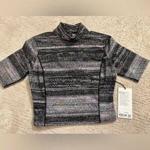 NWT Lululemon Lab Jacquard Mock Neck Shirt